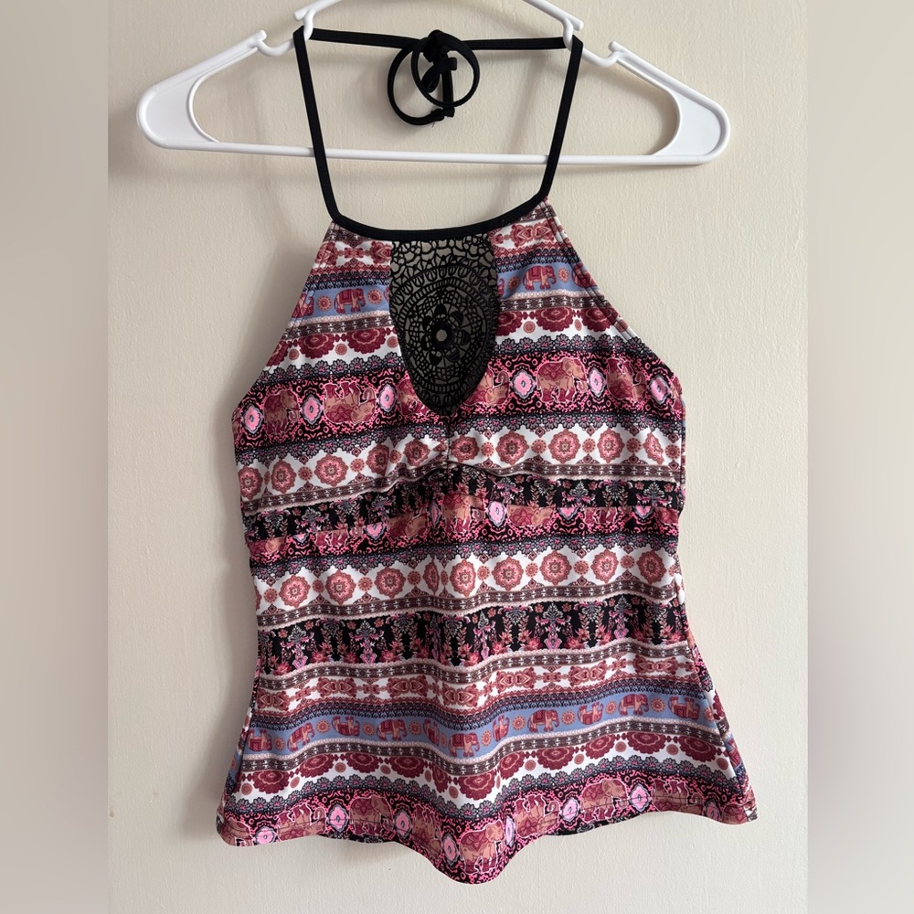 Arizona Jeans Co. Tankini Bathing Suit Top - Size Large (Runs Small)